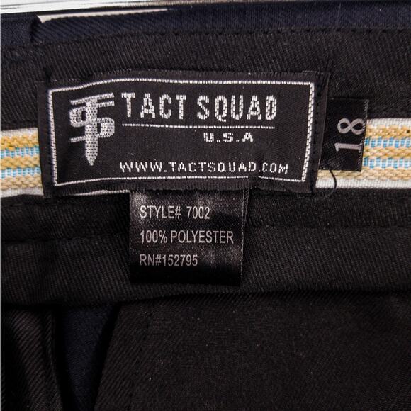 Tact Squad Pant's Woman's 18 Regular Trousers Ease Waistband Black Unhemmed - Picture 7 of 14